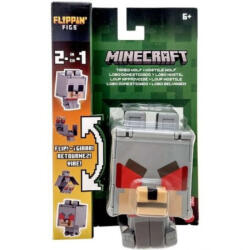Mattel Minecraft 2 az 1-ben Flippin Figs átalakítható figura - Szelíd farkas és Ellenséges farkas (HTL43_JCN22)