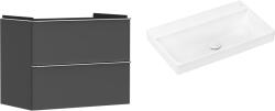 Hansgrohe Készlet szekrény Hansgrohe Xelu Q 54028000, mosdótál Hansgrohe Xelu Q 61021450