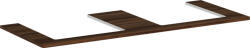 Hansgrohe Xelu Q szekrény feletti pult 136x55 cm dió 54099630 (54099630)