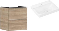 Hansgrohe Készlet szekrény Hansgrohe Xelu Q 54025700, mosdótál Hansgrohe Xelu Q 61016450