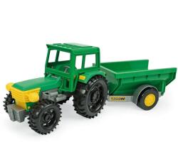 Wader Zöld traktor billenős pótkocsival 38, 5 cm - Wader (35022W) - innotechshop