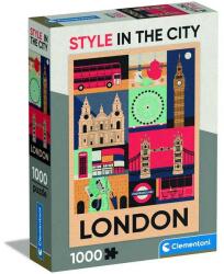 Clementoni London - Style in the City 1000 darabos puzzle - Clementoni (39844) - innotechshop