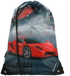 Spirit Spirit: Speed Monster piros sportautó mintás tornazsák, sportzsák 33x47cm (410047) - innotechshop