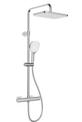 Armatura Malaga zuhany készlet fal termosztáttal trópusi zuhany opcióval króm 5756-910-00 (575691000)