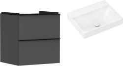 Hansgrohe Készlet szekrény Hansgrohe Xelu Q 54024670, mosdótál Hansgrohe Xelu Q 61017450
