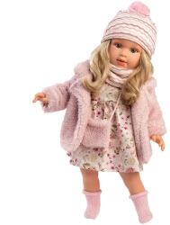 Llorens Llorens: Lucia 40cm-es baba virágos ruhában ridiküllel (54052) - innotechshop