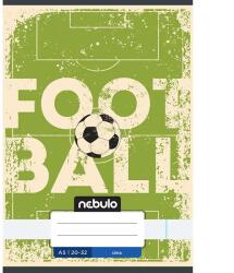 Nebulo Nebulo: Tűzött sima füzet A5-ös 20-32 Vagány mintás - Football (SI-VM-A5-12346448) - innotechshop