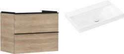 Hansgrohe Készlet szekrény Hansgrohe Xelu Q 54029670, mosdótál Hansgrohe Xelu Q 61026450