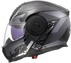 LS2 FF902 Scope II Oxyd felnyitható motoros bukósisak fekete-titán