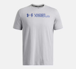 Under Armour Sliced Wordmark 60/40S férfi edzőpóló szürke