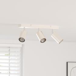 vidaXL Mennyezeti Spotlámpa 3 Irányban Állítható Brushed Nickel GU10 (4108199)