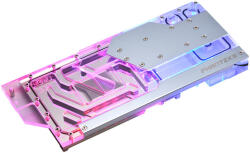  Phanteks Glacier G40 RTX 4080/90 Vizesblokk Backplate-tel Gigabyte kártyához, D-RGB - króm (PH-GB4090GB_CR01_BP)