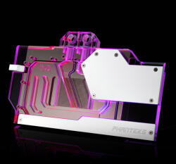 Phanteks Glacier G40 RTX 4080/90 vizesblokk blackplate-tel MSI-hez, D-RGB- fehér (PH-GB4090MS_MW01_BP)