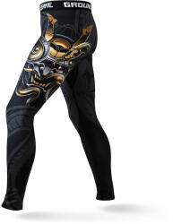 Ground Game Oni Samurai férfi MMA leggings M fekete|sárga