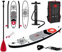 Pure2improve Basic SUP 305 felfújható deszka kiegészítőkkel max. 150kg - Fehér (INT950010) (INT950010)
