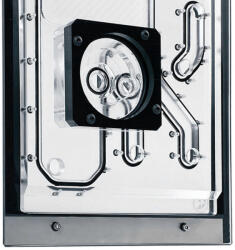  Stealkey Customs Lian Li O11D Mini Front MK2 D5 Distroplate - Acryl - fekete (SW10011.2)