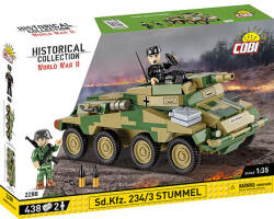 COBI Vehicul blindat Cobi II WW Sd. Kfz 234/3 Stummel, 1: 35 (2288)