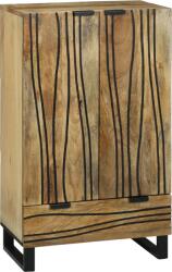 vidaXL Fiókos Szekrény 60x33.5x100 cm Tömör Mangófából (4017966)