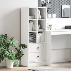 vidaXL Fehér Polc Fehér MDF Standard Fehér Polc Négyszögletes Modern (869362)