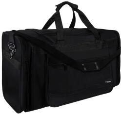 Trizand Fekete 70 l-es vízálló sport- és utazótáska, Cordura, vállpánttal, 70×32×29 cm (00024256)