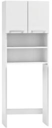 ModernHome Fehér mosógép fölé építhető fürdőszoba szekrény 183×64×30 cm (RH1908-45)