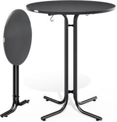 CASARIA RAUL összecsukható bárasztal 110x80cm, szürke Casaria