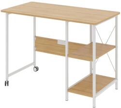 Maclean Összecsukható loft íróasztal 107x45x75 cm, 150 kg, világos bükk (85656)