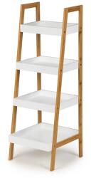ModernHome 4 szintes álló könyvespolc bambusz vázzal, MDF polcok, 98 cm (RH1908-08)