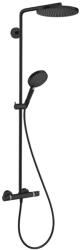 Hansgrohe Raindance S zuhanyrendszer 240 Ecostat Comfort termosztát Ecosmart+, matt fekete 28825670 (28825670)