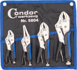 CONDOR Set clesti de blocare, 4 piese, universali + Langbeck, Condor 5804 (CR-5804) Cleste