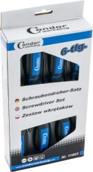 CONDOR Set surubelnite cu varf drept + cruce, 6 piese, Condor 11903 (CR-11903) Surubelnita