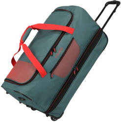 Travelite Basics zöld-narancs 2 kerekű gurulós utazótáska 70cm (9000276-82)