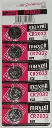 Maxell CR2032 Lítium Gombelem 5db/csomag (75495CM / 18742) - nyomtassingyen