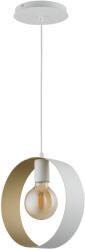 Sigma Happy fehér-arany függesztett lámpa (SIG-32289) E27 1 izzós IP20