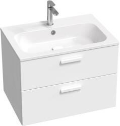 RAVAK Chrome II SD 70 alsó szekrény, fehér, fehér fogantyúval 152 mm X000001777