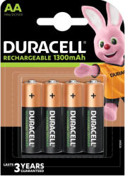 Duracell 1300mAh HR6/4BP NiMH ceruza akkumulátor AA tölthető elem (Duracell-HR6-4-1300)