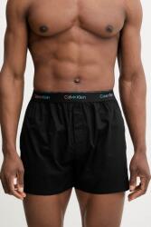 Calvin Klein Underwear pamut pizsama alsó fekete, férfi, sima, LV00NM2879 - fekete L