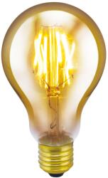 Landlite LED filament, E27, 7.3W, A75, 710lm, 1700K, (RUB-A75-7.3W/FLT), dimmable, golden, vintage, edison, dekoratív LED izzó, LED fényforrás, LED lámpa