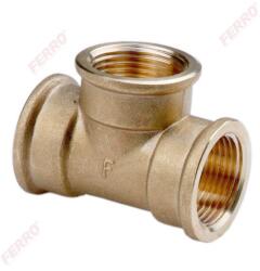 Ferro sárgaréz egál T-idom G3/8 (T01Z) (T01Z)