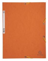 Exacompta Gumis mappa, prespán, A4, EXACOMPTA, narancs (55504E) - tonerpiac