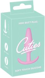 Cuties Mini Butt Plug - szilikon anál plug - pink (2, 1cm) - erotikashow