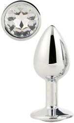  Gleaming Love - anál plug (ezüst) - erotikashow