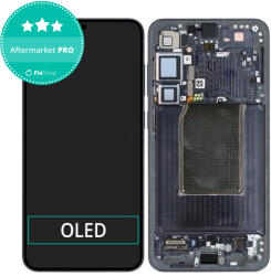 Samsung Galaxy S25 Plus - LCD Kijelző + Érintőüveg + Keret (Blueblack) OLED