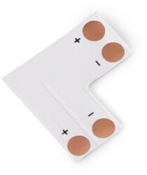 Avide 8mm LED szalag sarok nyák Avide (AVI ABLS12V3528 L CONNECTOR 10)