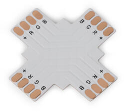 Avide RGB LED szalag "X" nyák Avide (AVI ALSA XC 4P 5050 10MM 10)