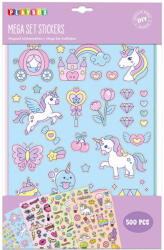 Playbox PlayBox: Set mega stickere cu model unicorn - 500 de bucăți (2472422)