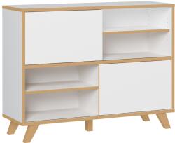 Germania Fehér lakkozott Helsinki komód 120 x 40 cm (4170-513)