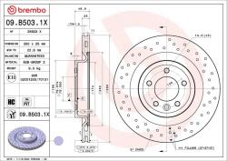 BREMBO féktárcsa BREMBO 09. B503.1X (09.B503.1X)
