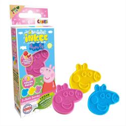 CRAZE Inkee vegán fürdő bomba forma - Peppa Malac eper aromával, 3db-os