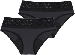 Dorina 2PACK Menstruációs bugyi Dorina Eco Moon csipke hipster (DOR004) 4XL